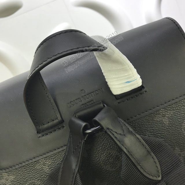 lv新款包包 路易威登Trio雙肩包 Monogram帆布 lv老花後背包  ydh3929